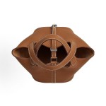 HERMES Picotin Lock 18 Silver buckle Basket Bucket Bag Handbag 18 Women\'s style 37 Gold Brown